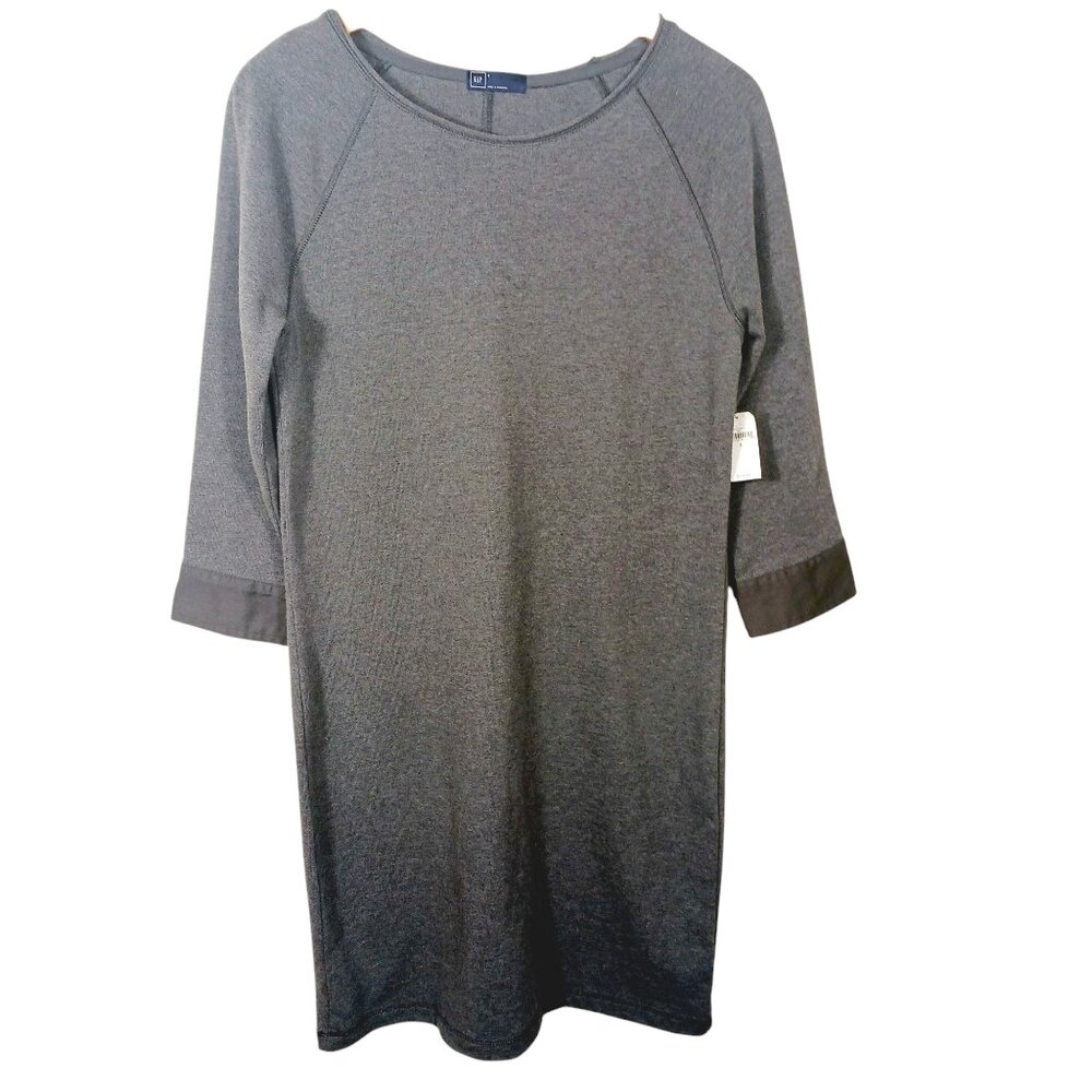 GAP, NWT, Gray Sweatshirt Dress, Small, Comfy, Neutral, Monochrome, Casual Style